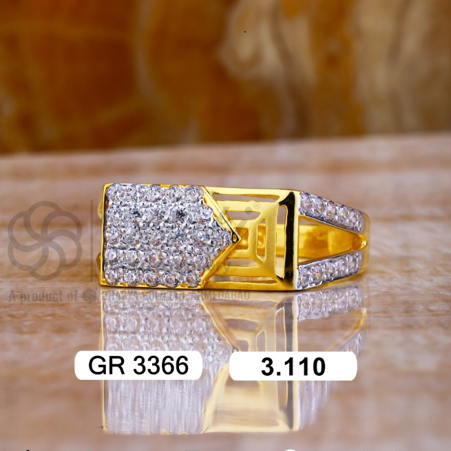 22K(916)Gold Gents Latest Design Ring
