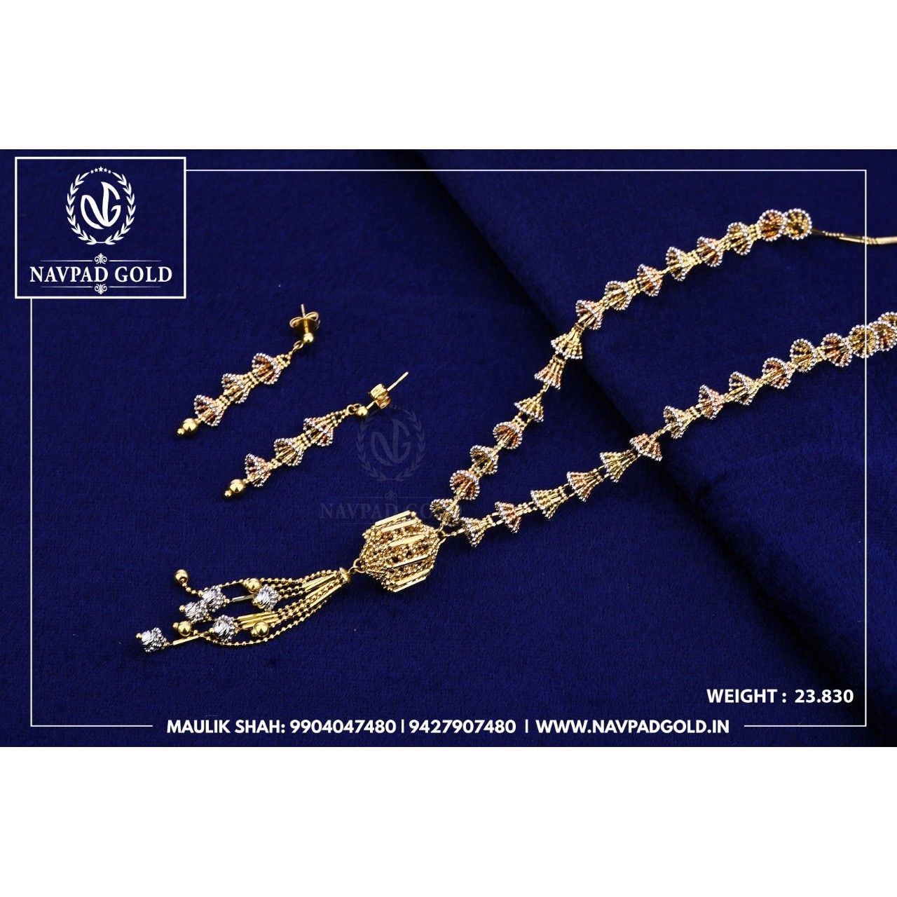 18kt Premium Fancy Necklace Set