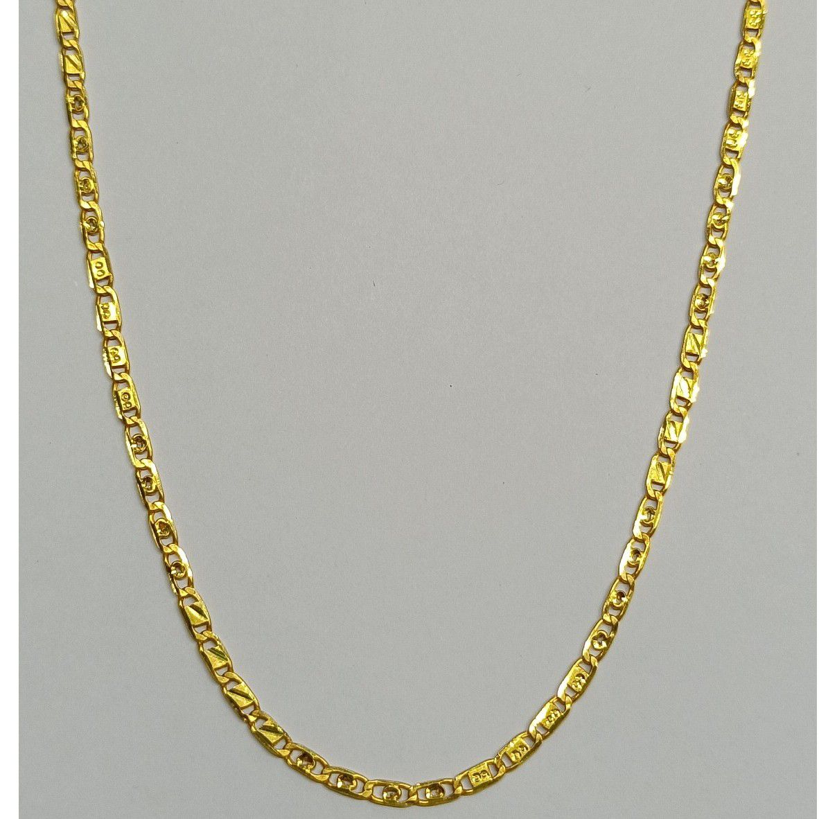 Buy quality 916 Gold Hollow Chain For Men in Ahmedabad