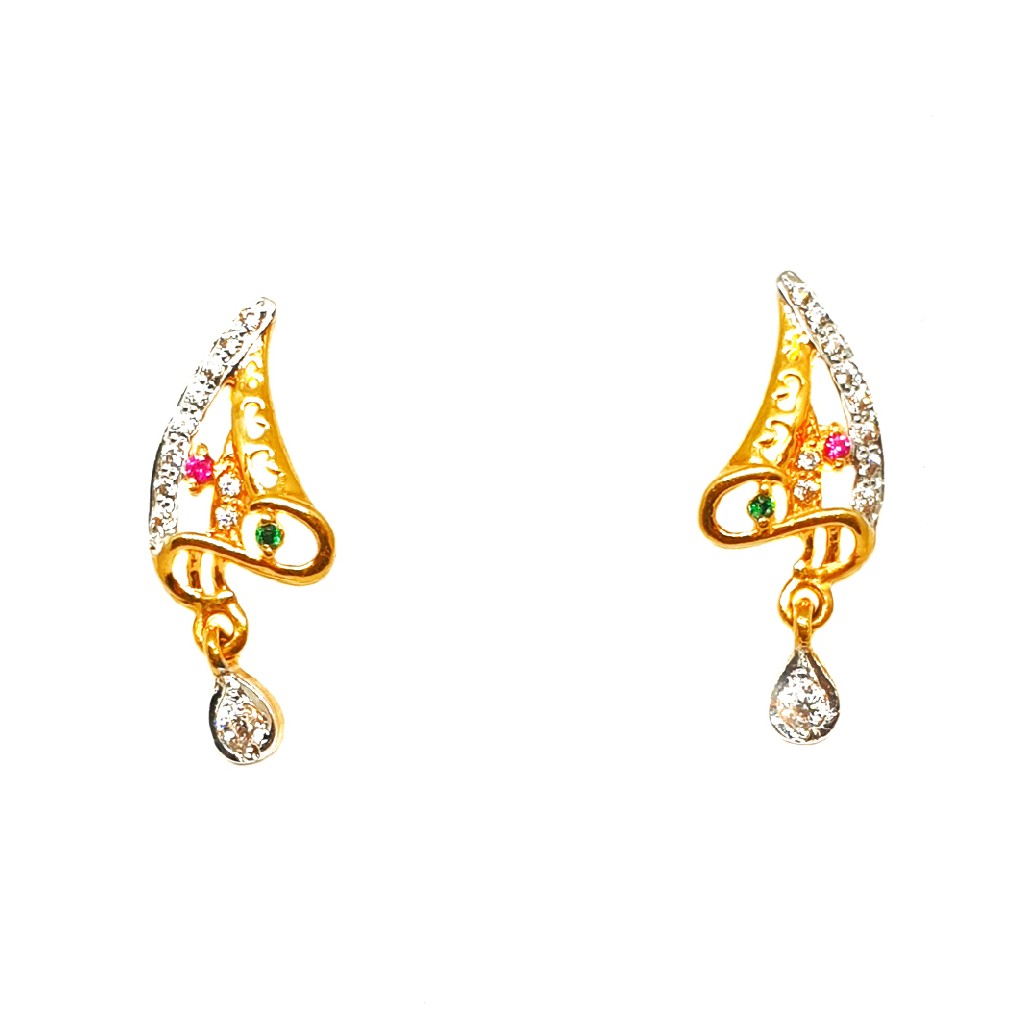 22K Gold Designer Earrings MGA - BTG0182