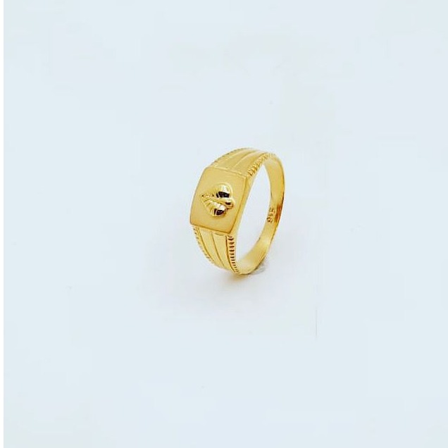916 Gold Leaf Design Ring