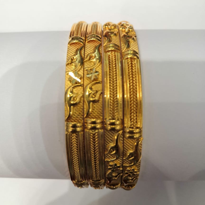 916 hallmark premium gold bangles