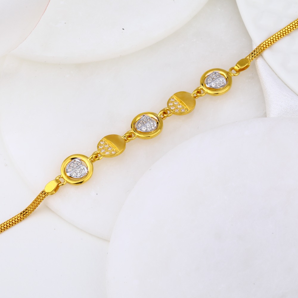Hand Chain Bracelet Ring Hand Chain 14K Dainty Finger Bracelet Zircon Hand Jewelry Gold Bracelet For Women Trendy Summer Essentials Stuff Fashion Boho