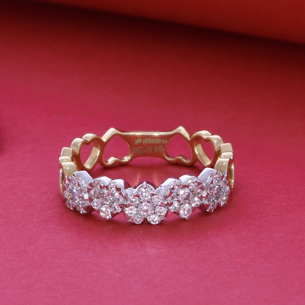 2 Carat Fancy Pink Lab Grown Heart Diamond & Pink Sapphire Engagement Ring