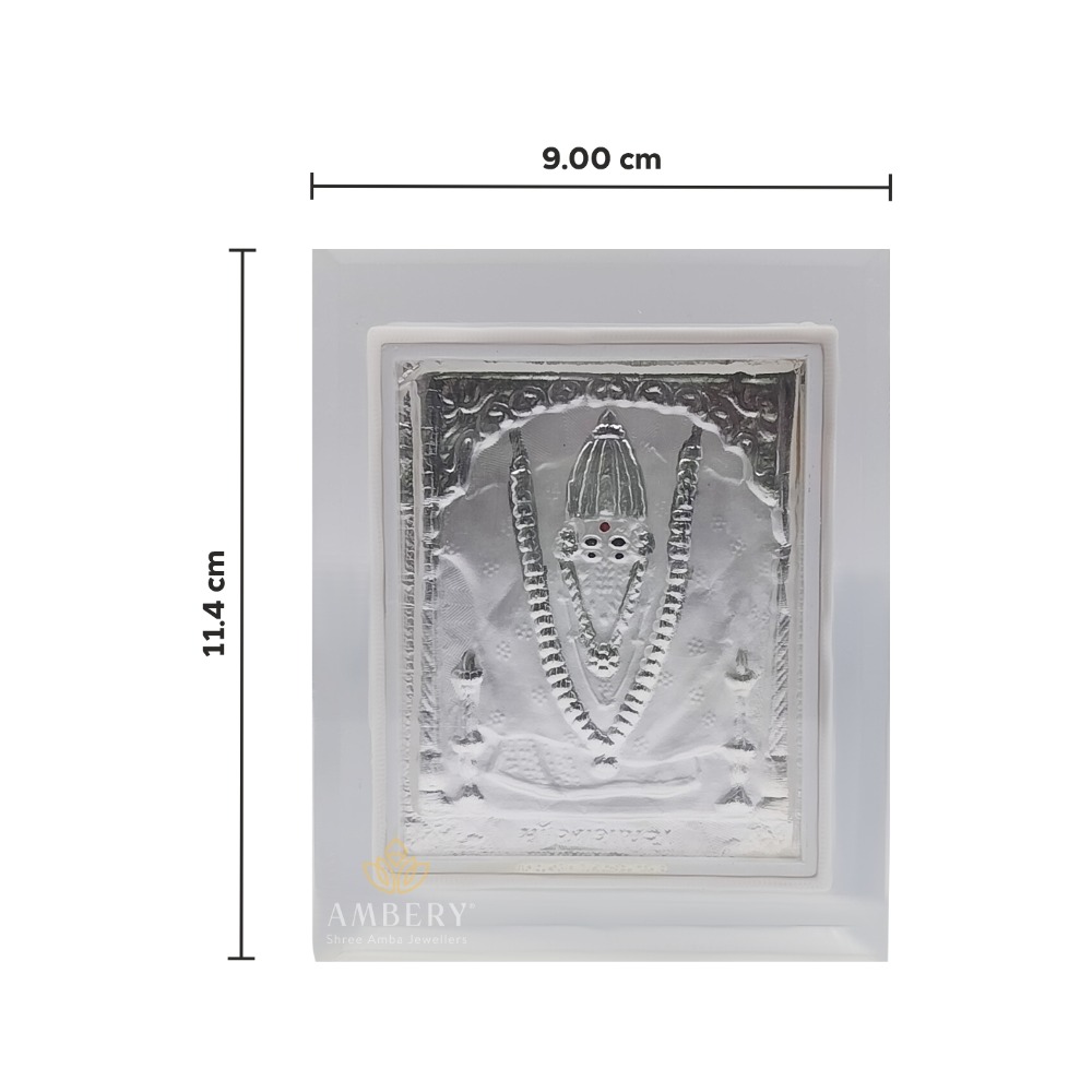 Aashapura Maa Silver Foil Frame