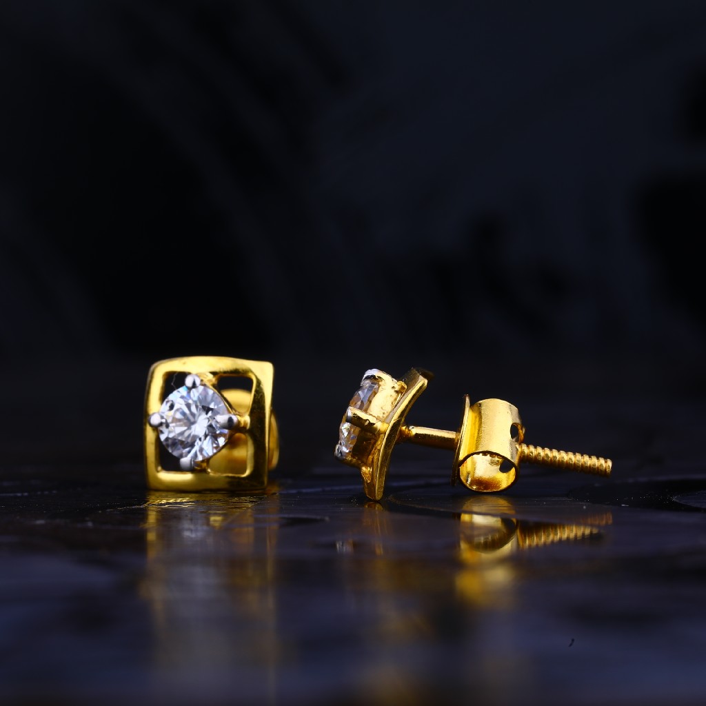 916 Gold Designer Hallmark Earring LSE69