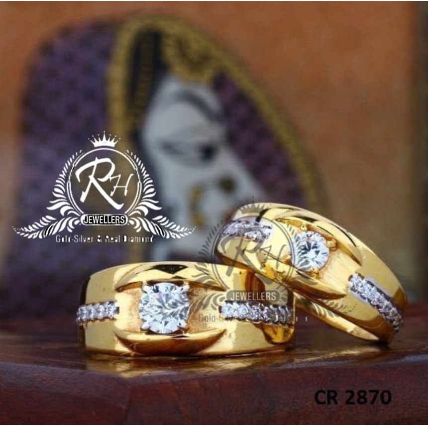 22 carat gold antic couple rings RH-CR815