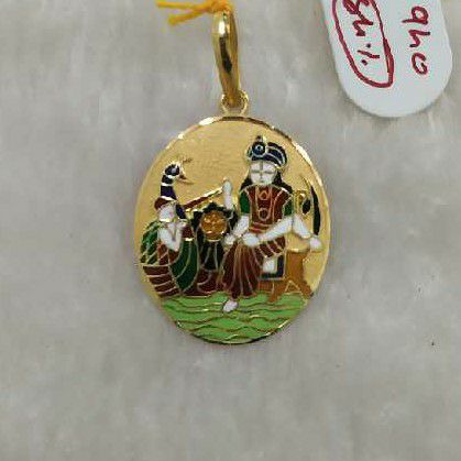 Vahanvati Ma Minakari Pendant