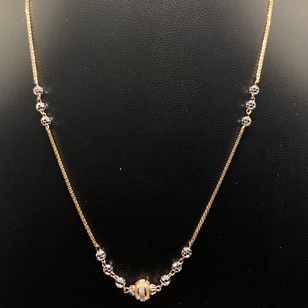 Rose gold necklace