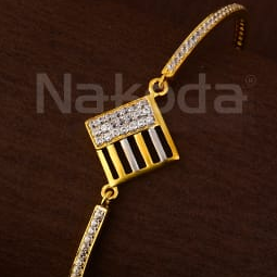 750 gold hallmark exclusive ladies kada bracelet lkb196