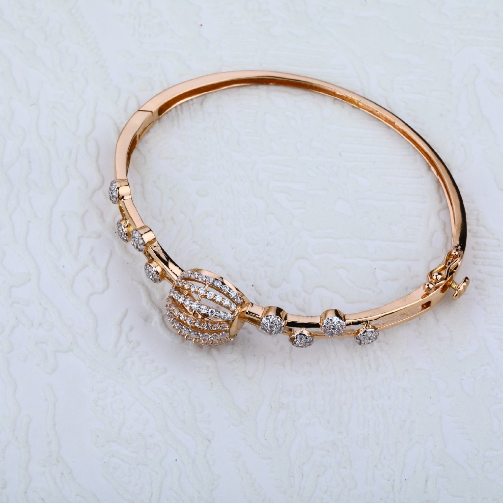 18K Ladies Gold Kada-RLKB52
