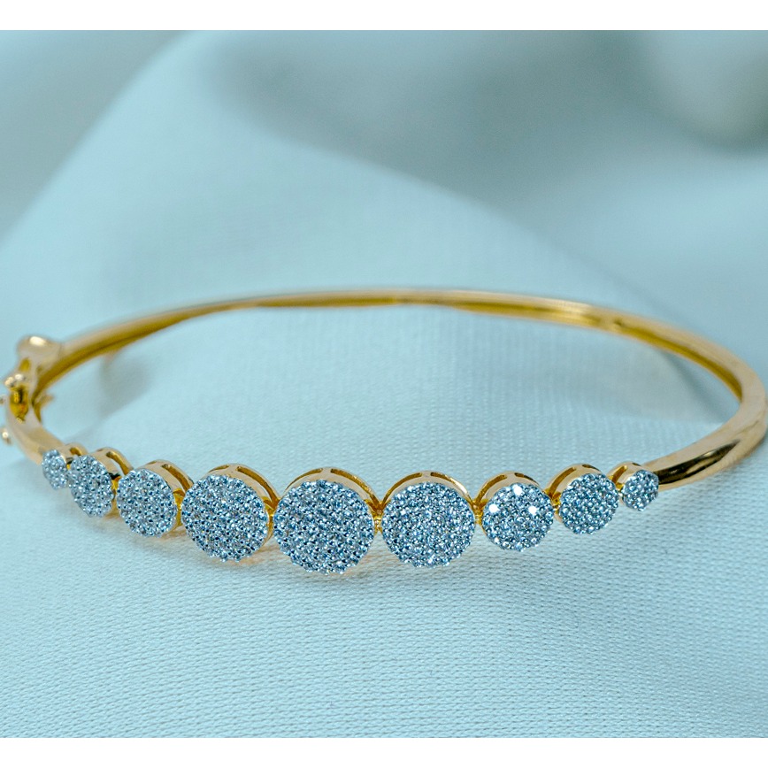 Gold diamond bracelet lB1-524