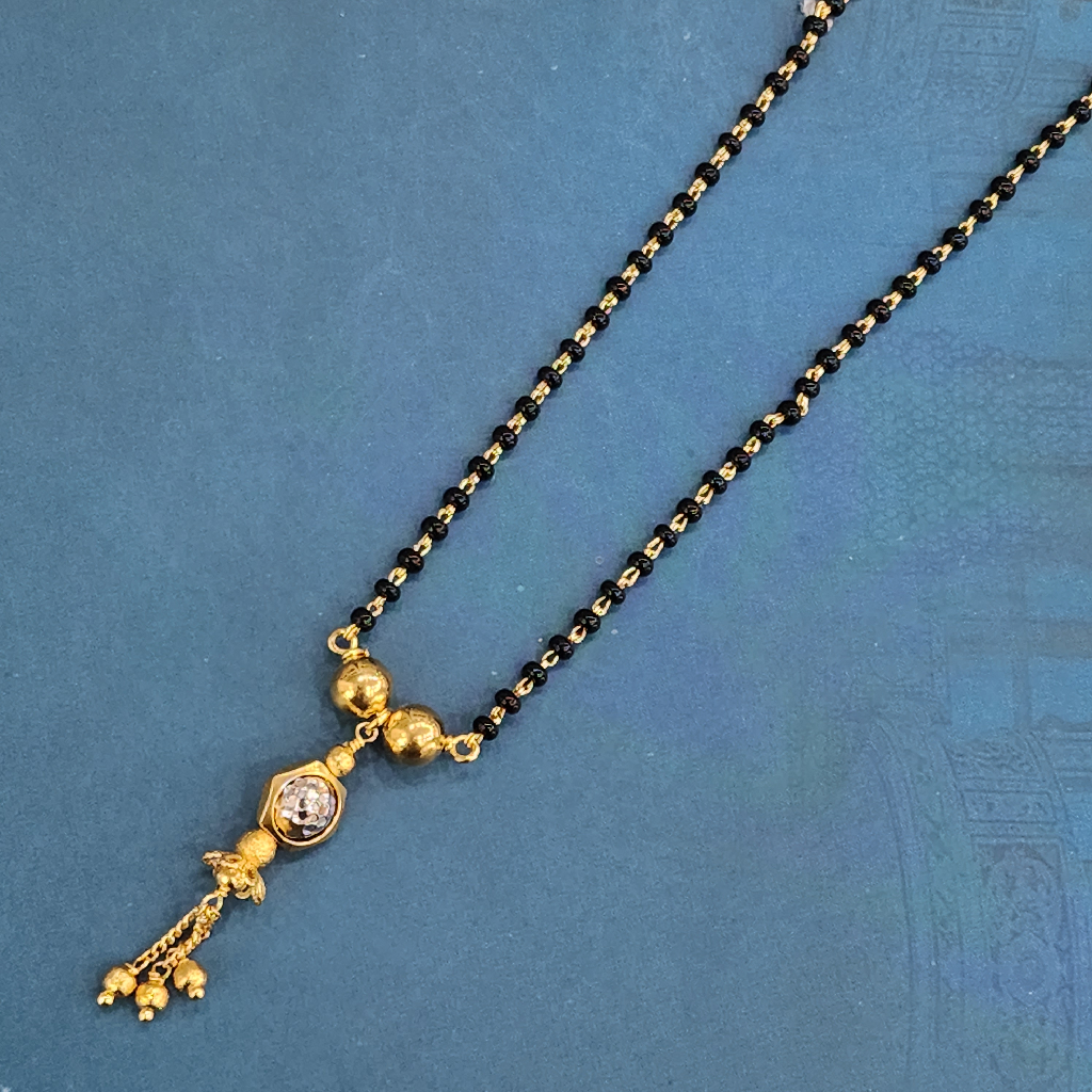 1.gram gold forming fashion Light Weight jewellery mangalsutra