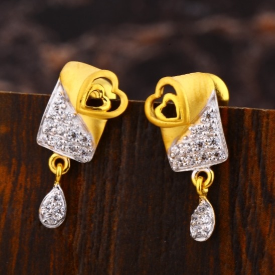 22 carat gold ladies earrings RH-LE867