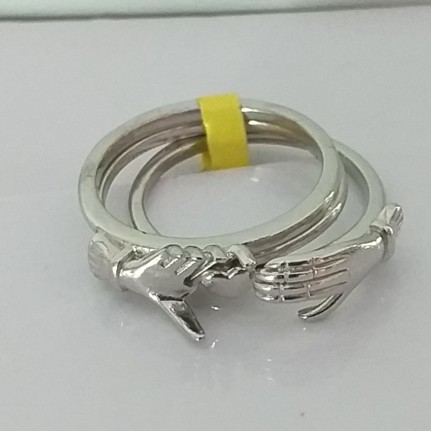 92.5 Silver Heart Shape Ring