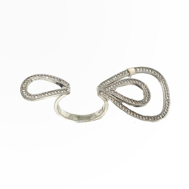 925 Sterling Silver Special Designer Ring MGA - LRS0083
