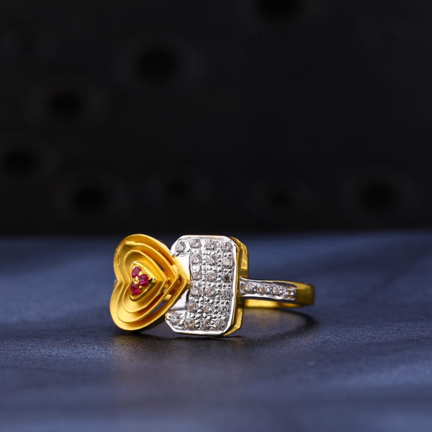 22KT Gold Hallmark Ladies Ring LR1160