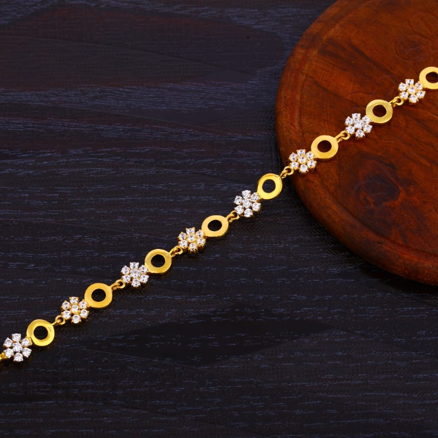 22KT YELLOW GOLD LADIES BRACELET (BR0000157) – Swarnamahal Jewellers Ltd-sonthuy.vn