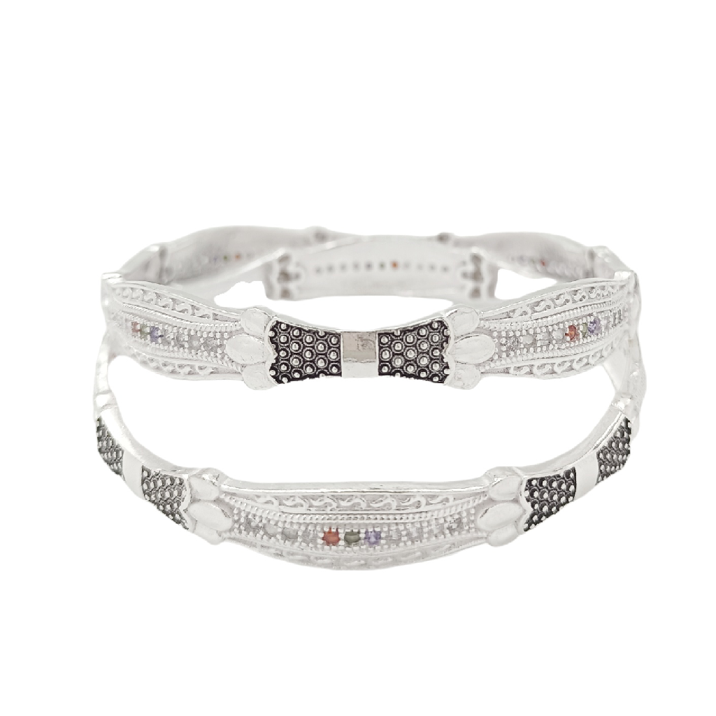 Buy quality Oxo Bow 925 Silver Bangle in Rajkot