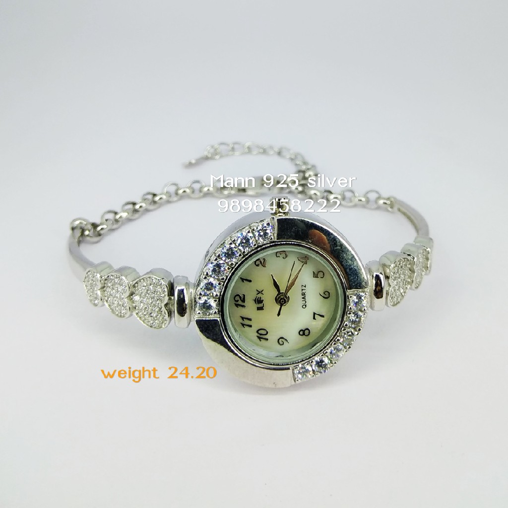 92.5 silver watch