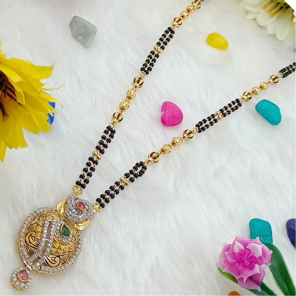 Buy quality 916 GOLD FANCY CZ PANDLE MANGALSUTRA in Ahmedabad