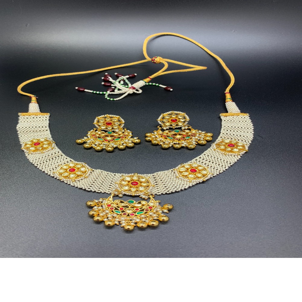 Kundan choker necklace