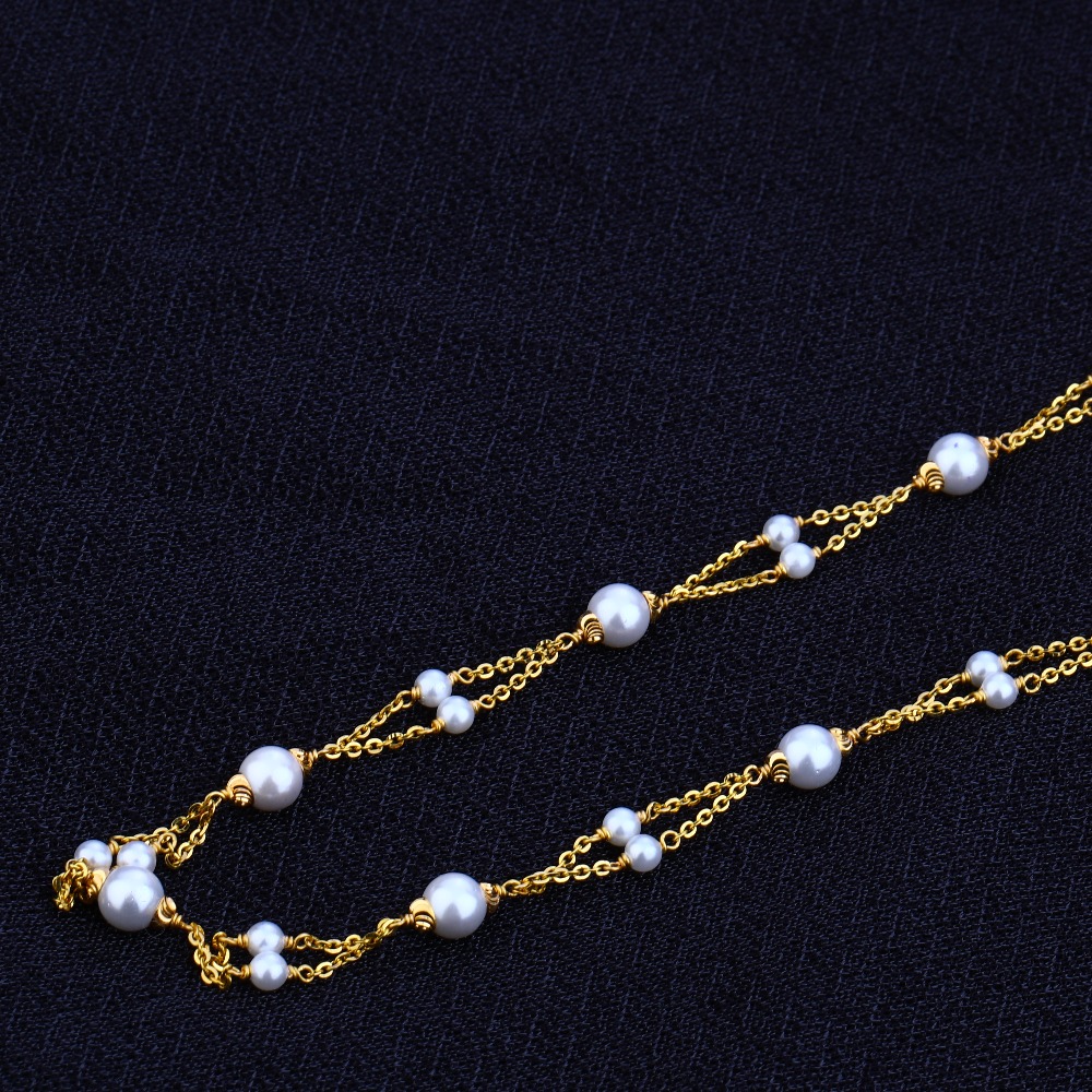 Latest gold moti necklace set design 2023|🥰🥰🥰 latest beautiful long  necklaces design| Moti necklace - YouTube