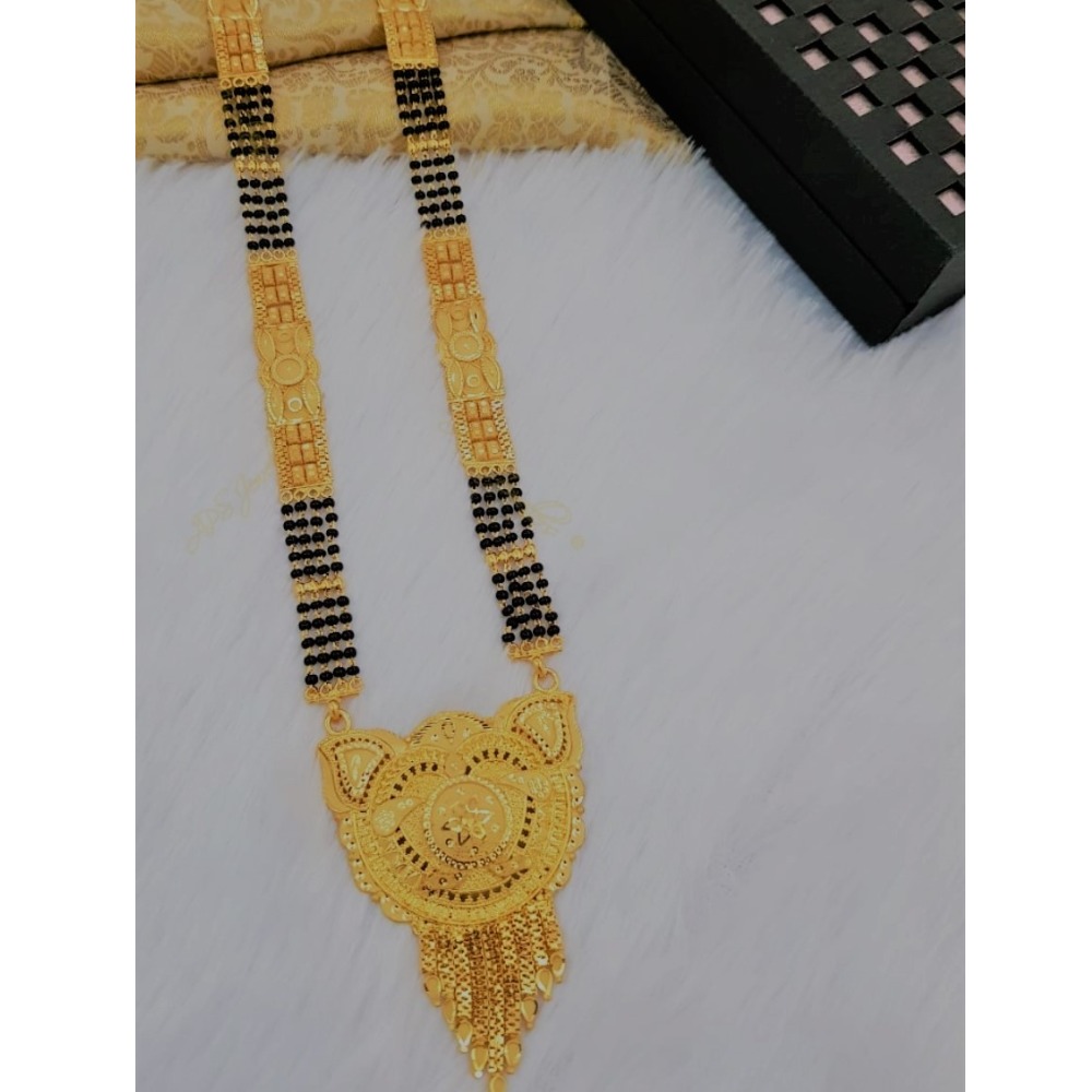 gold long ganthan designs with price