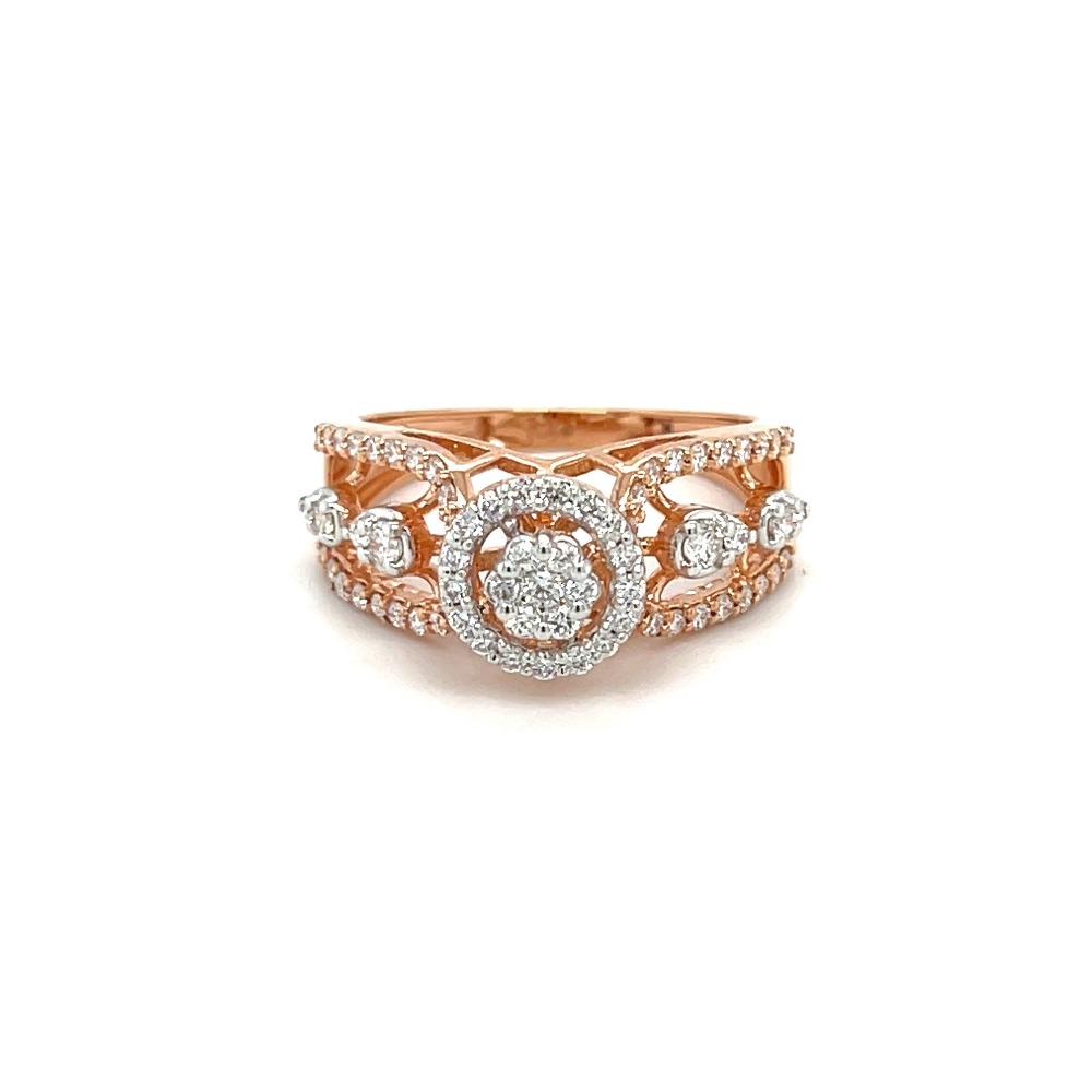 Wedding Engagement Promise Ring Full Shiny Zircon Inlaid - Temu