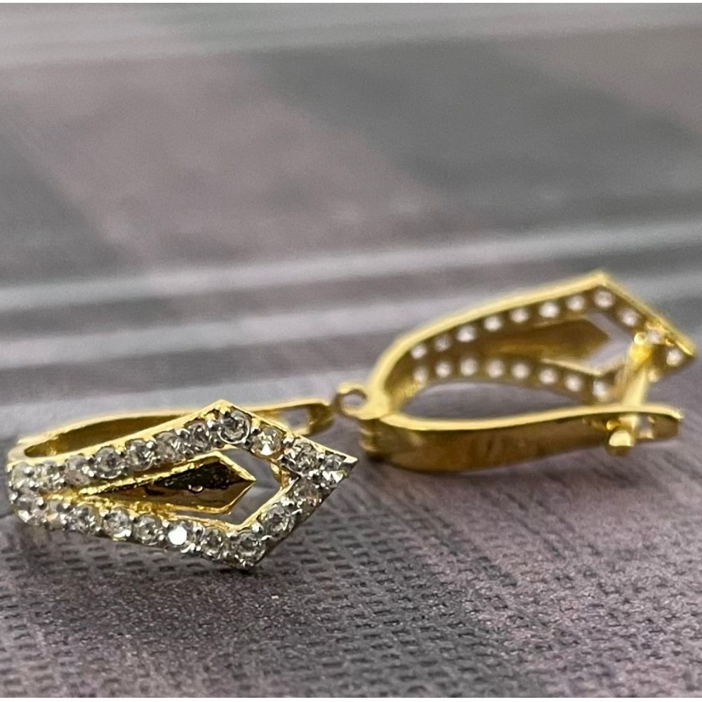 18k yellow gold fine earrings