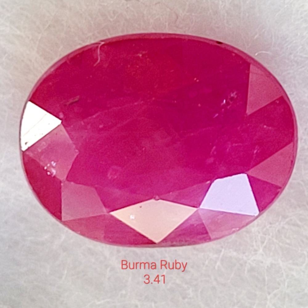3.41ct oval shape ruby-manek kbg-r2