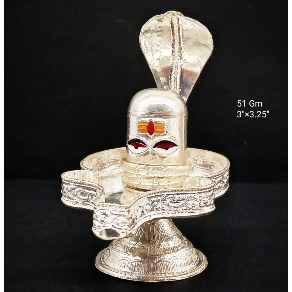 silver shiva linga RH-PI923