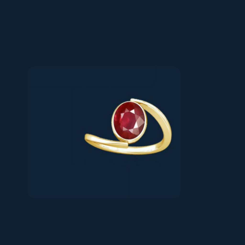 Ruby Gold Ring (Design A7) | GemPundit