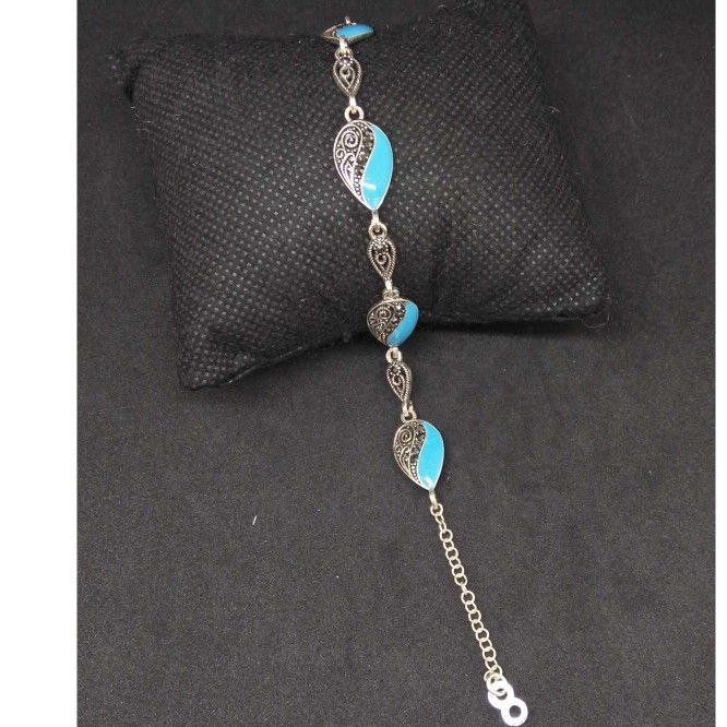 925 Sterling Silver Oxides Ladies Bracelet