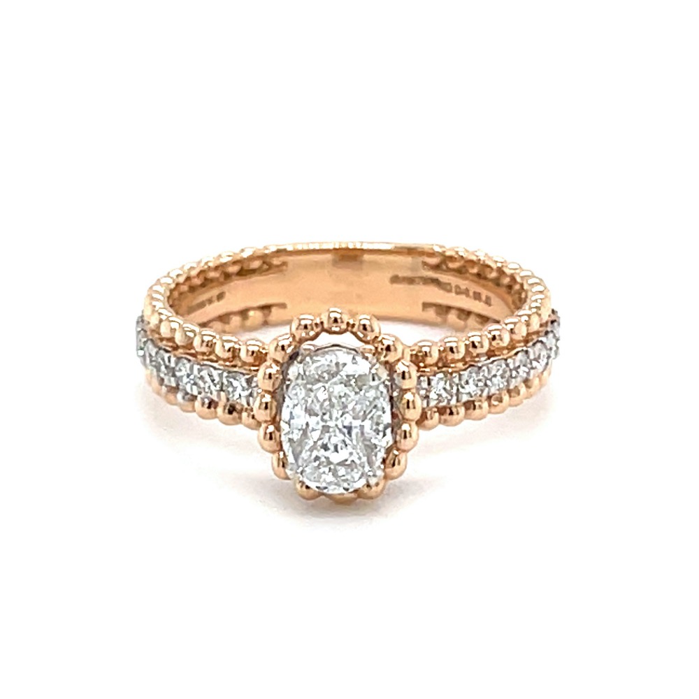 Mignon Diamond Ring with Solitaire Effect - 0LR136