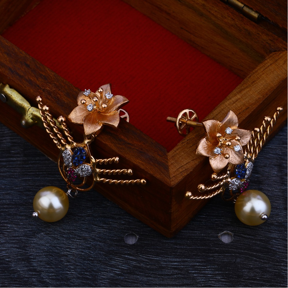 18ct  Rose Gold Women's  Hallmark  Necklace Set RN54