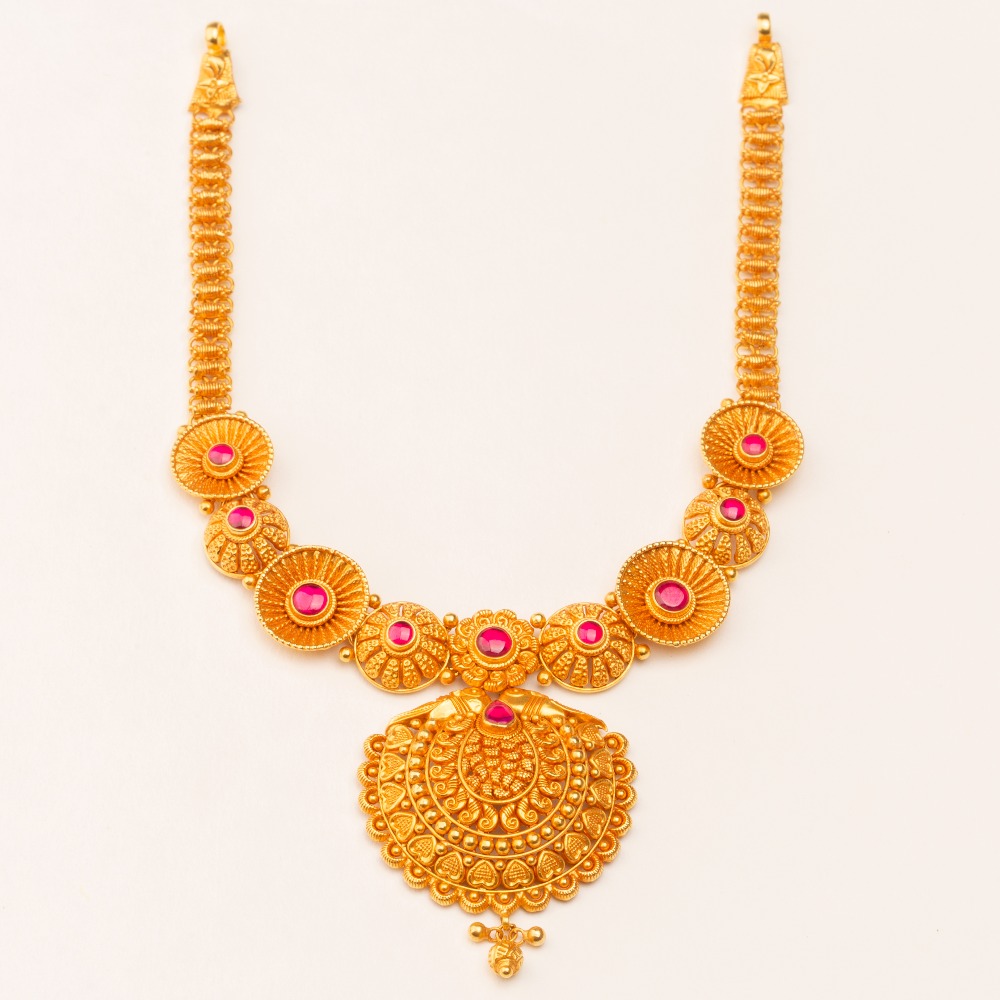 Enchanting 22kt gold necklace