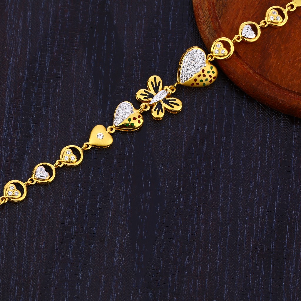 916 Gold Hallmark Bracelet for Ladies LB323