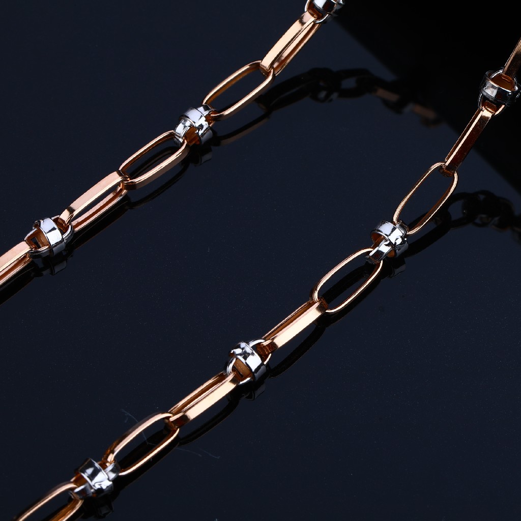 Rose Gold Daily Wear 18K Mens Chain-RMC20