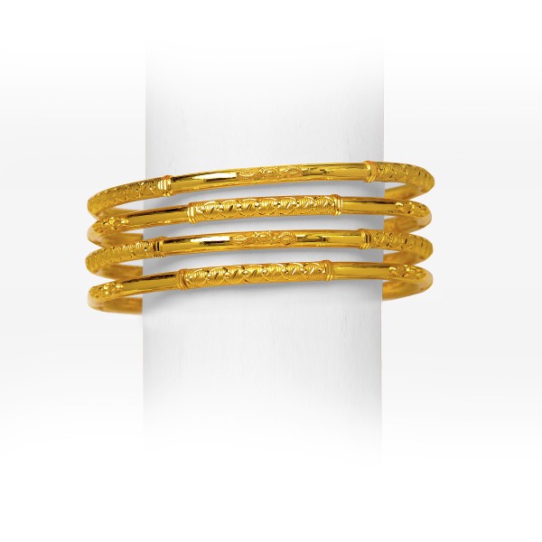 GOLD CLASSY 4 PIECE COPPER KADLI