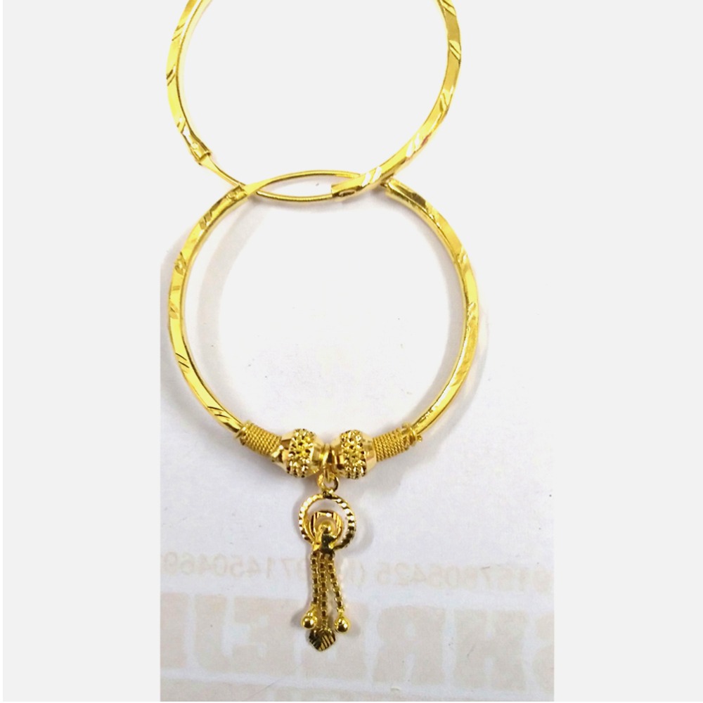916 Gold Light Weight Bali For Ladies