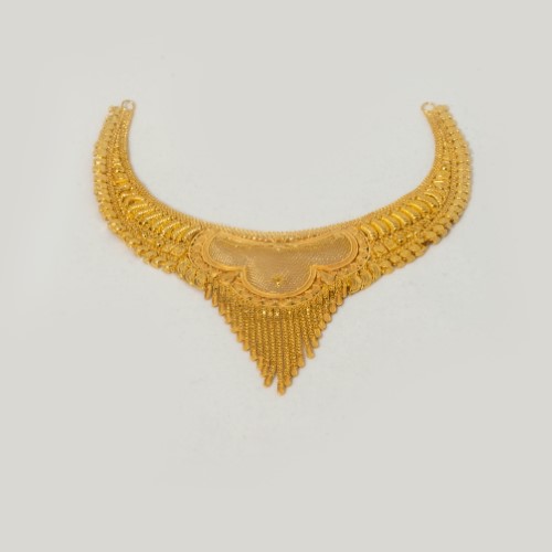 916 gold fancy design necklace