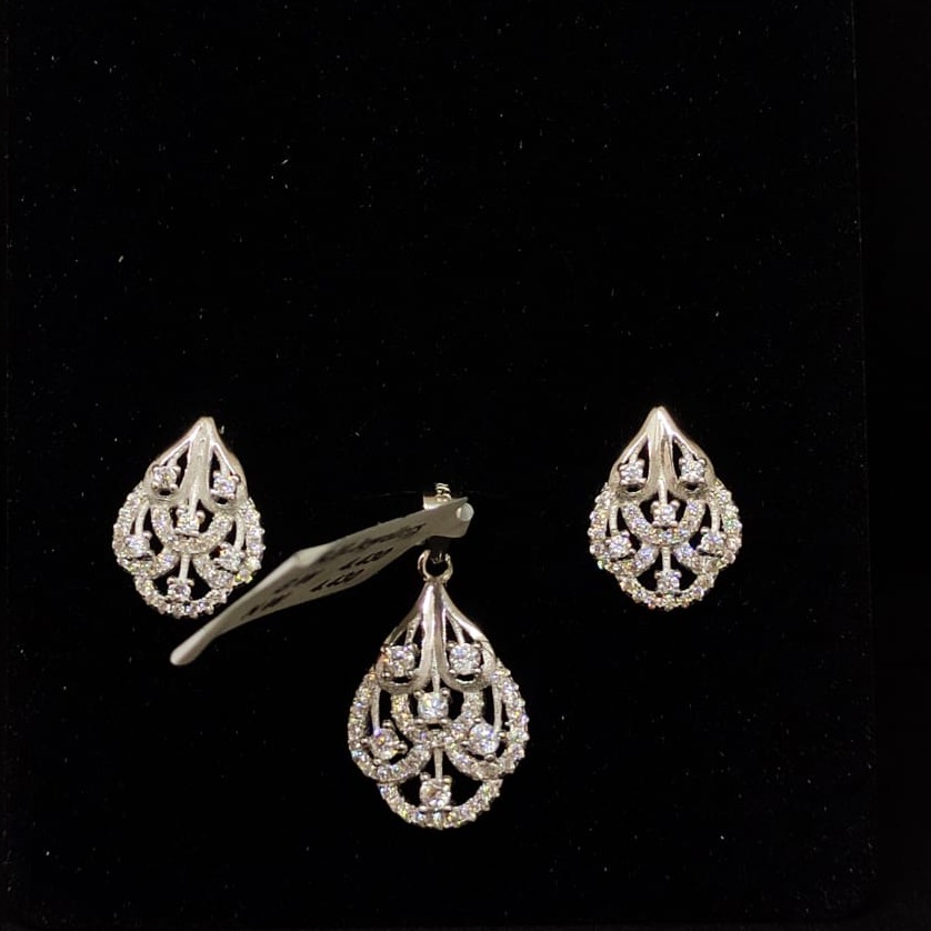 92.5 silver classical ladies pendants set RH-PS837
