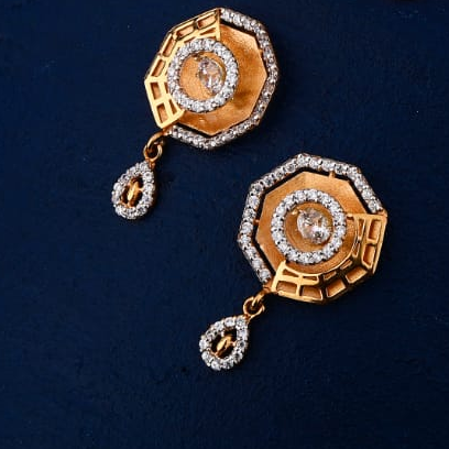 750 Rose Gold Hallmark Ladies Designer Necklace set RN403