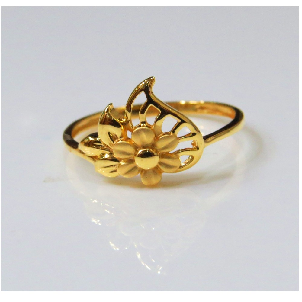 22kt Gold Plain Casting Ladies Ring