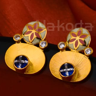 916 Gold CZ Delicate Ladies Antique Earring LAE20