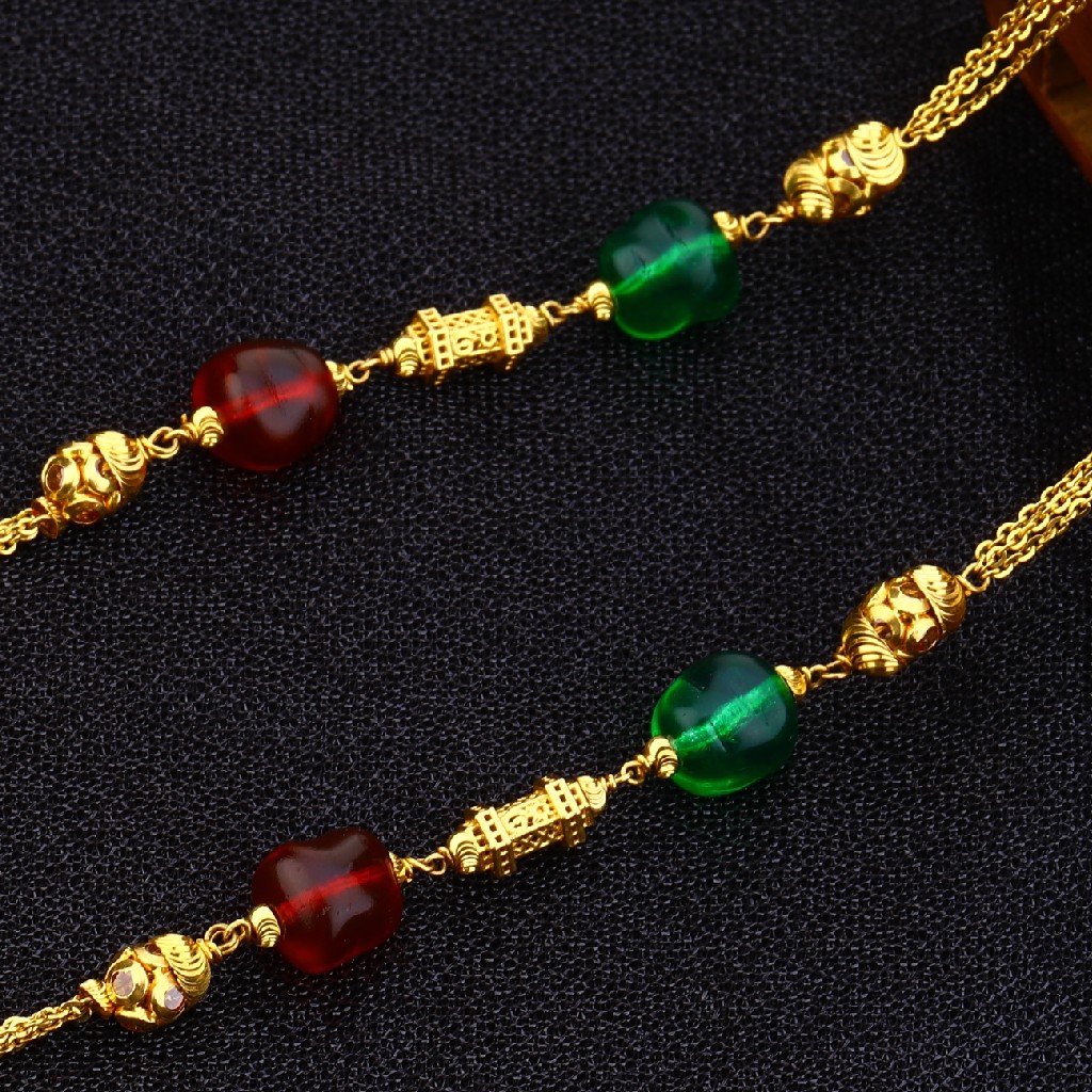 916 Gold Hallmark Mala AC152
