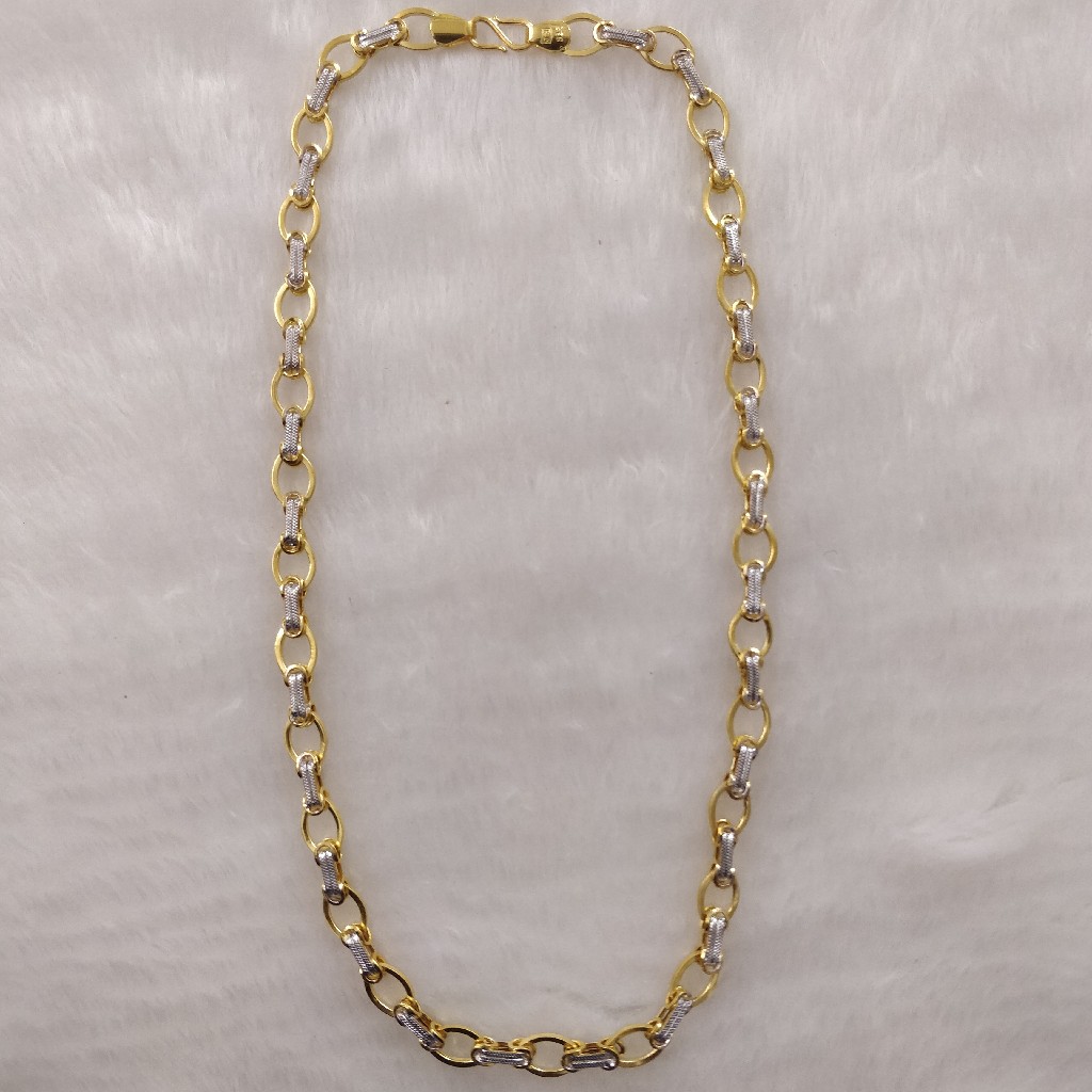 916 Gold Fancy Gent's Italian chain