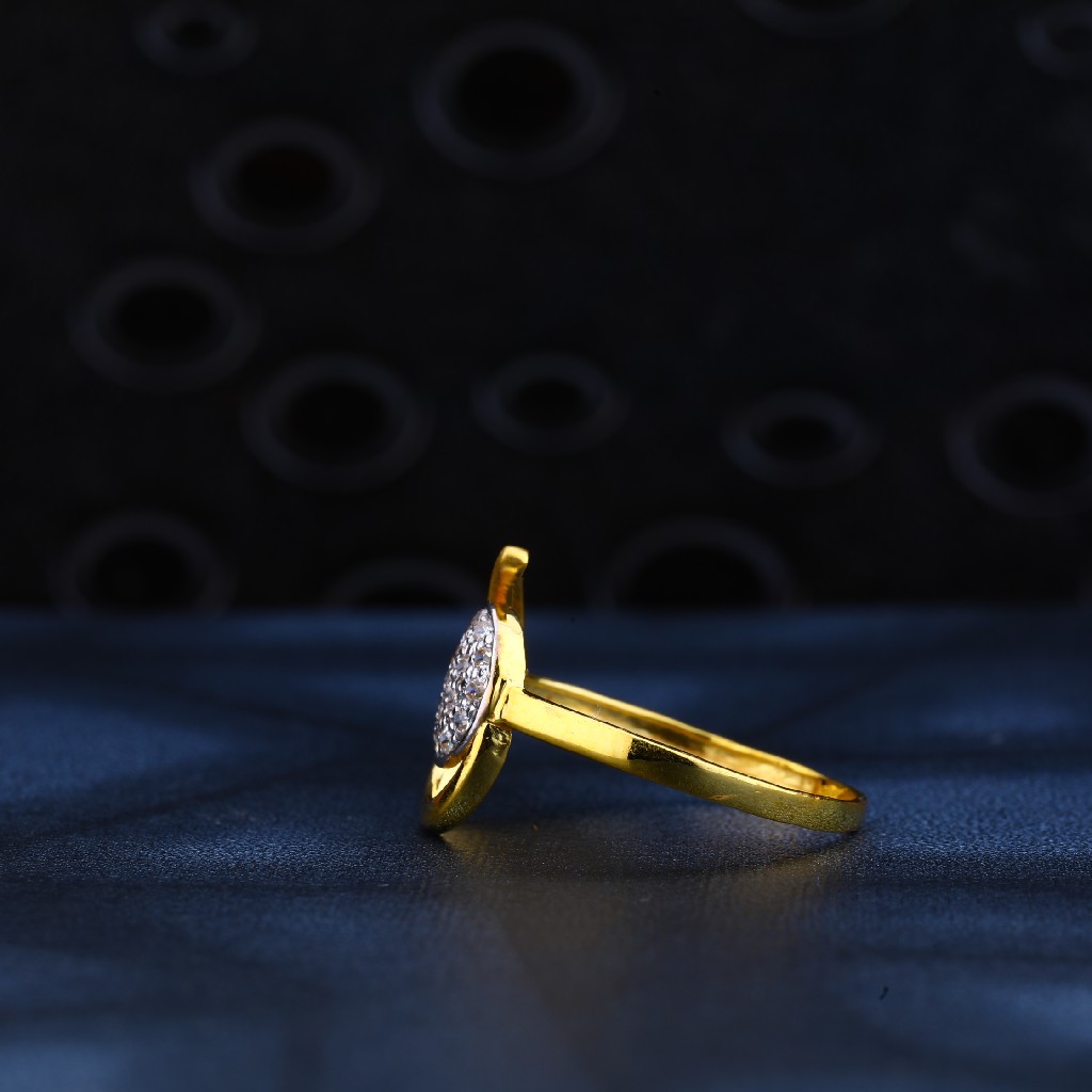 22kt Gold Cz Diamond Ring LR168