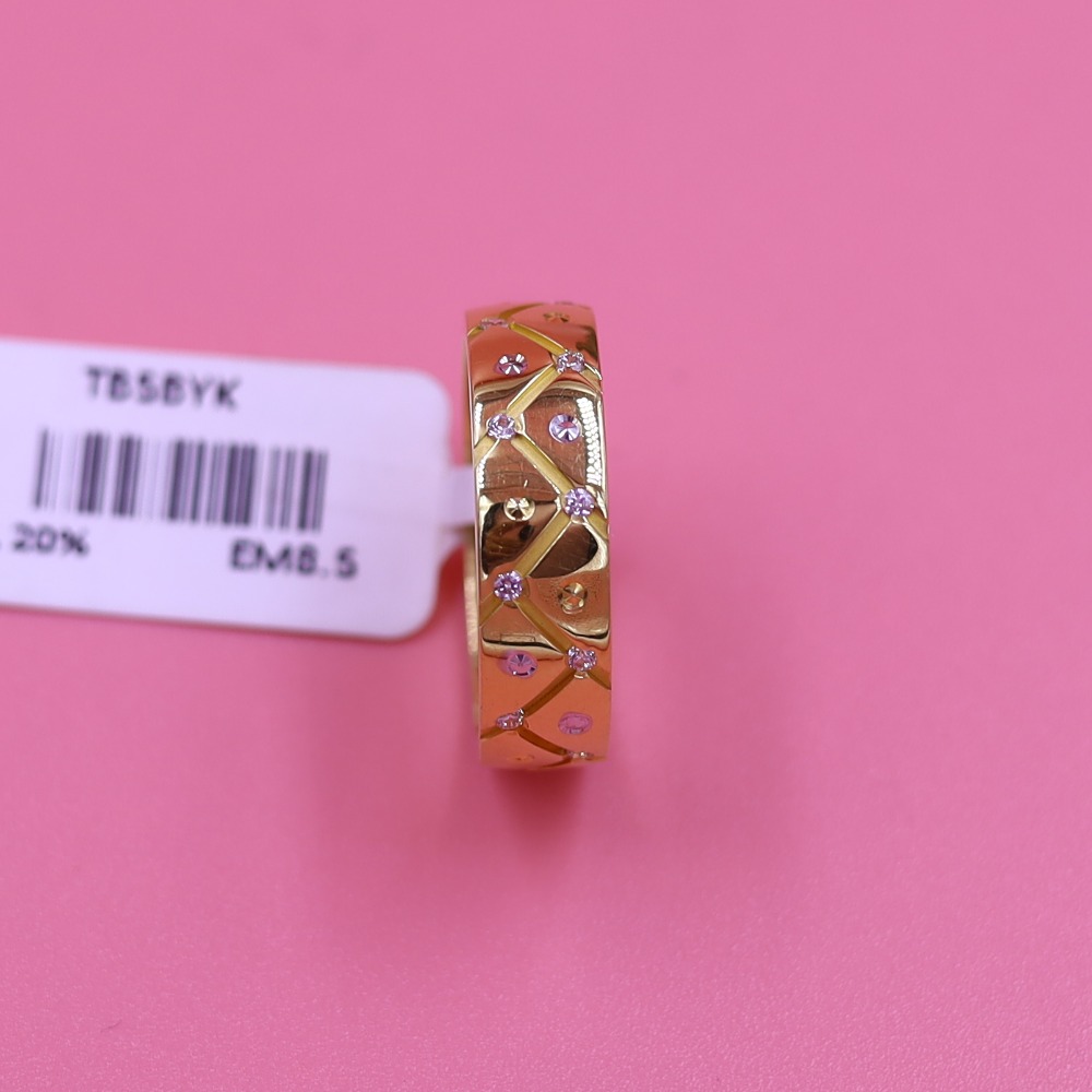 22 Karat Yellow Gold Geometric Finger Ring